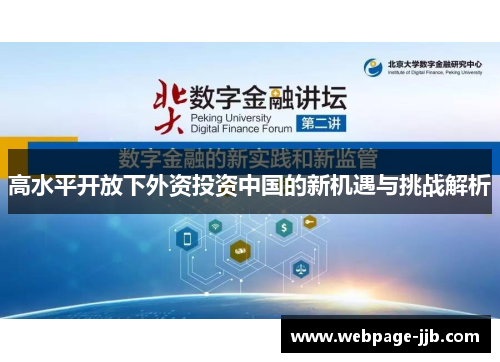 高水平开放下外资投资中国的新机遇与挑战解析